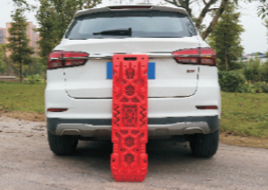 დაბრკოლების გადასალახი სადები 1100MM×305MM×60MM პლასტამასი წითელი